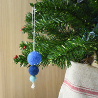 Festive Felt Balls - Winter Twilight