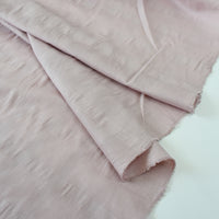 Rare Botanical-Dyed Windowpane Cotton, Cherry Blossom Pink