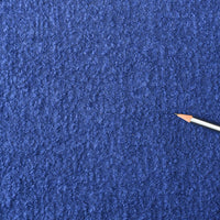 Indigo-Dyed Bouclé Wool Knit
