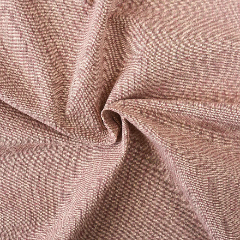 Yarn-Dyed Organic Cotton Chambray – Rosewood 1 yd