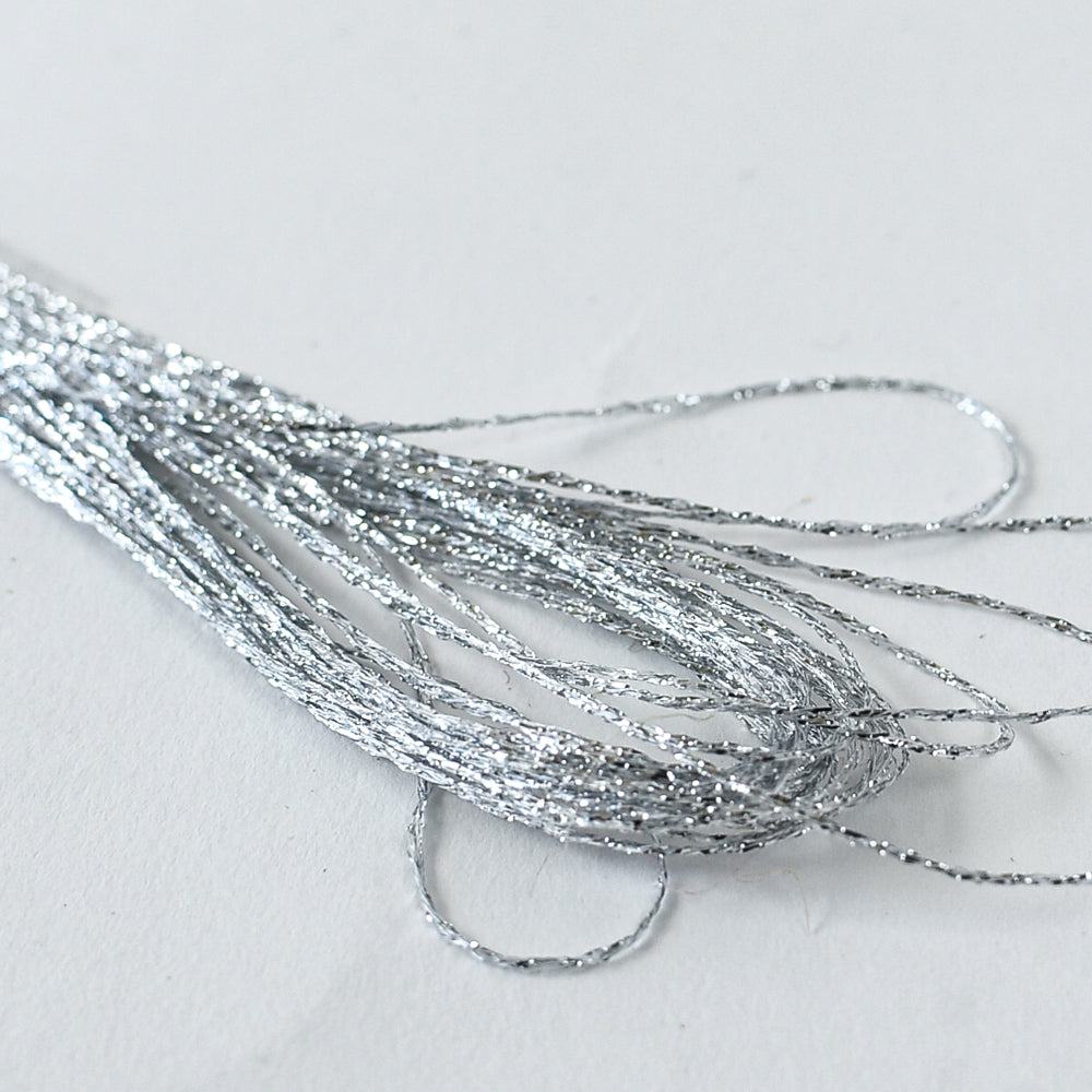 Cosmo Silk Lamé Thread - 7512-1 Silver