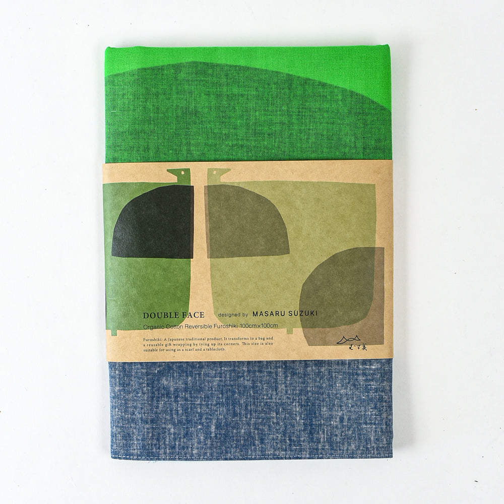 Water Bird Reversible Cloth by Masaru Suzuki - 39.5"
