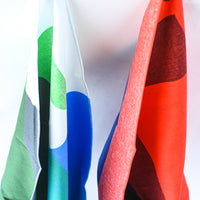 Striped Horse Reversible Cloth by Masaru Suzuki - 39.5"