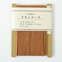Linen Blend Cord - Orange