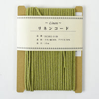 Linen Blend Cord - Light Green