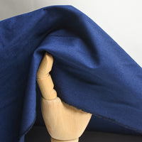 Indigo-Dyed Plain Weave Cotton