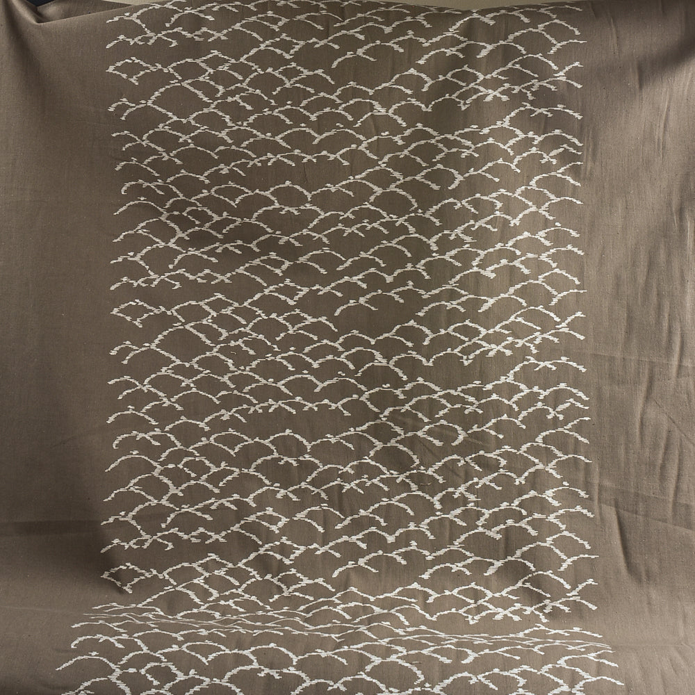 Persimmon Tannin-Dyed Cotton Kasuri – Ryukyu-Style Motif