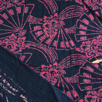 Botanically-Dyed Cotton - Fan Motif