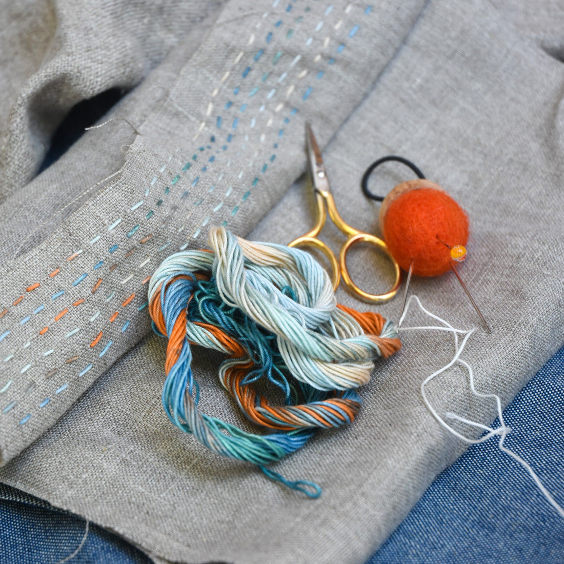 Variegated Cotton Twist Thread