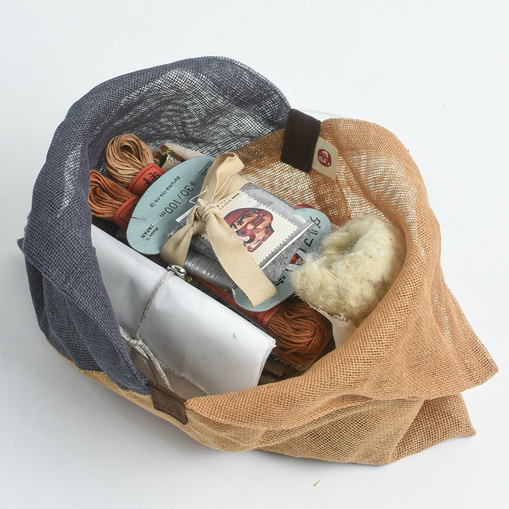 Slow Stitching Set - Persimmon & Clay