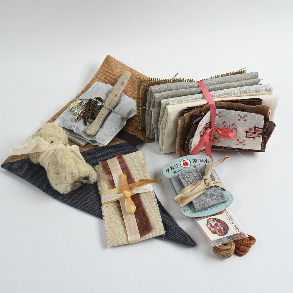 Slow Stitching Set - Persimmon & Clay