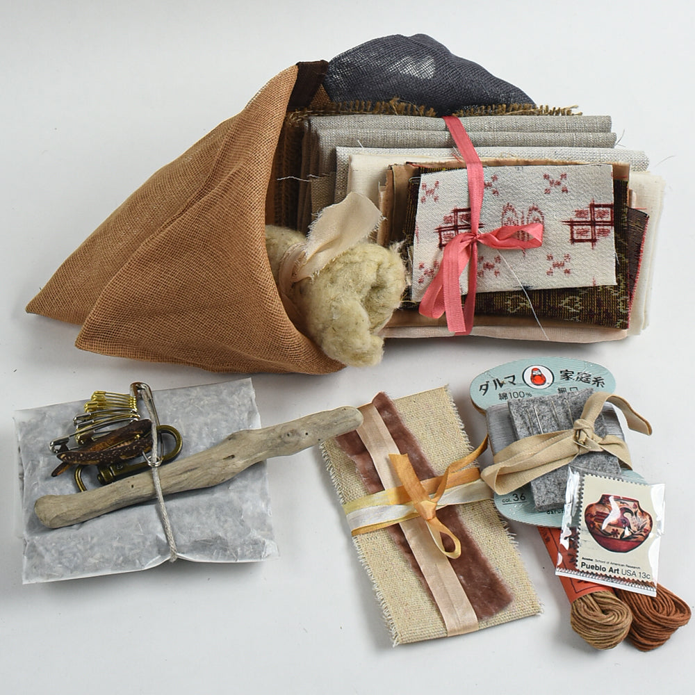 Slow Stitching Set - Persimmon & Clay