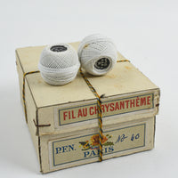 Vintage Fil au Chrysanthème Fine Thread – White