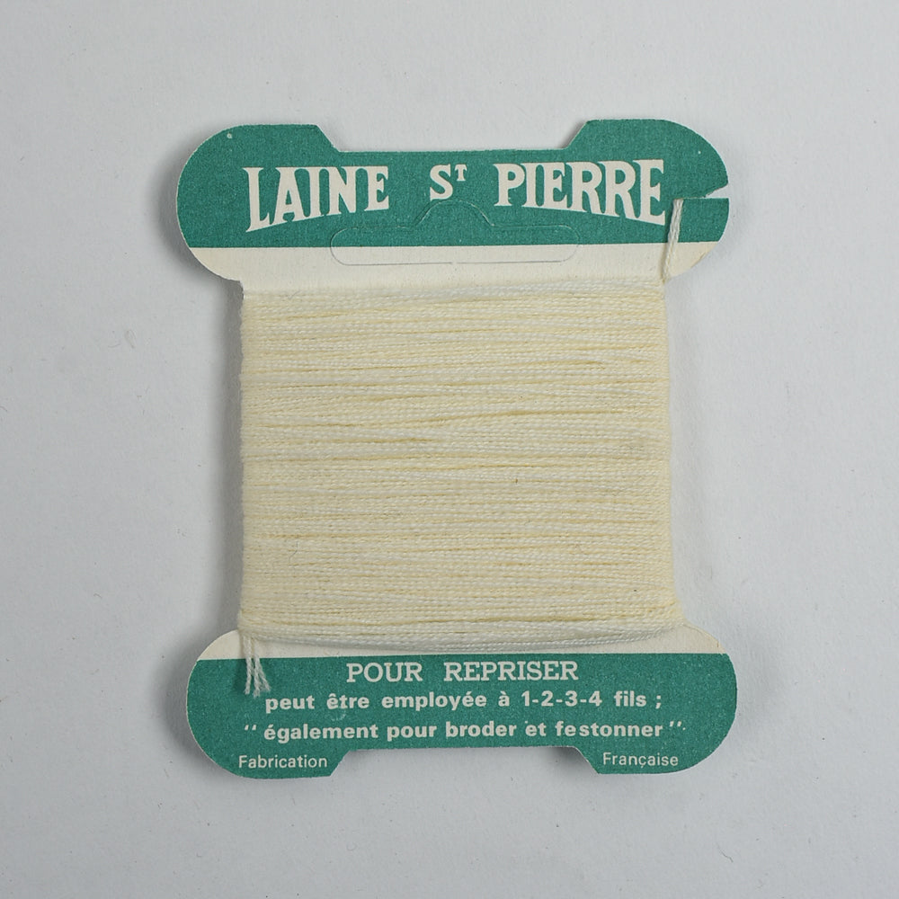 Vintage Laine St-Pierre Pure Wool Thread - White
