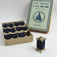 Vintage French À la Ruche Mercerized Cotton Thread – Black