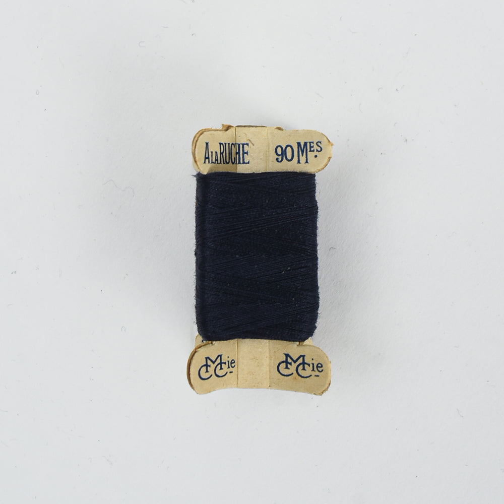 Vintage French À la Ruche Mercerized Cotton Thread – Black