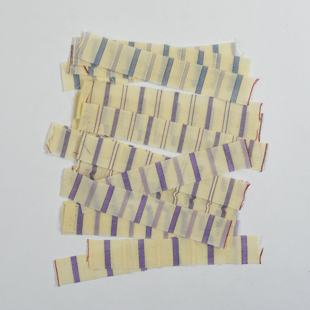 Antique French Weaving Mill Samples – Violet & Indigo Study Collection