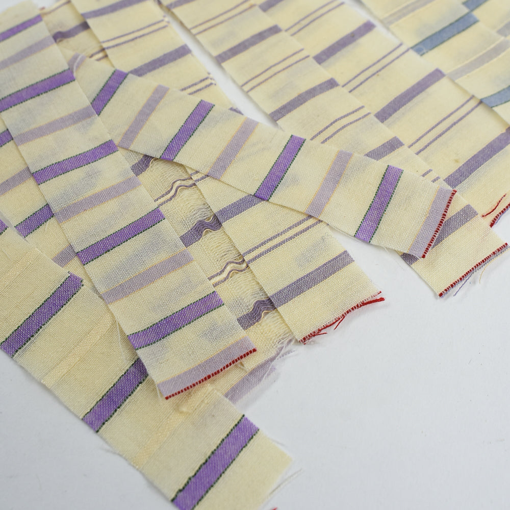 Antique French Weaving Mill Samples – Violet & Indigo Study Collection