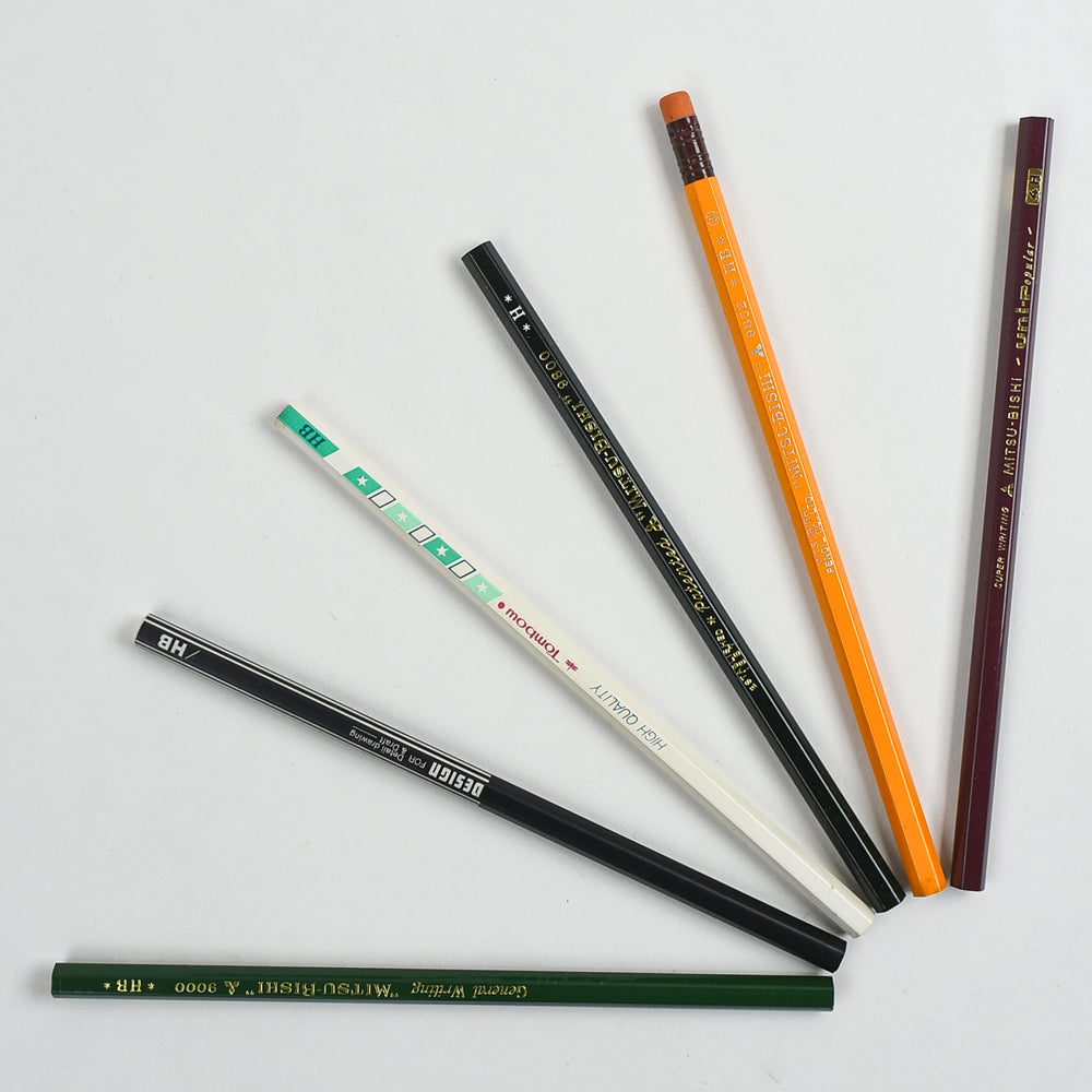 Vintage Japanese Deadstock Pencil Set – Set of 6