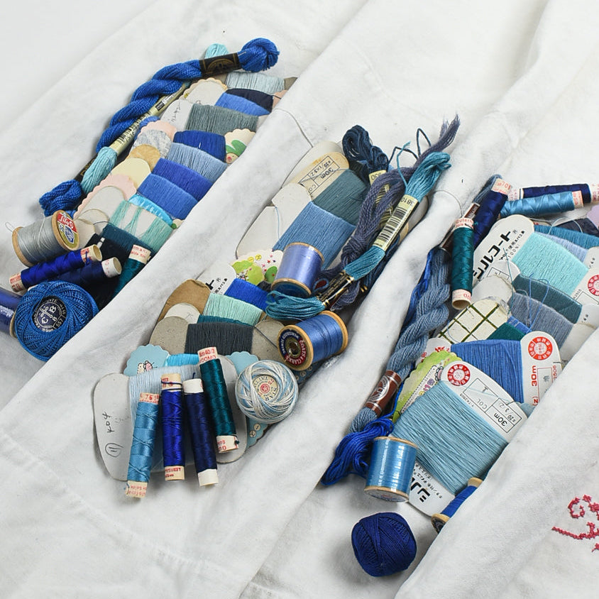 Vintage Thread Pack - Indigo Bloom