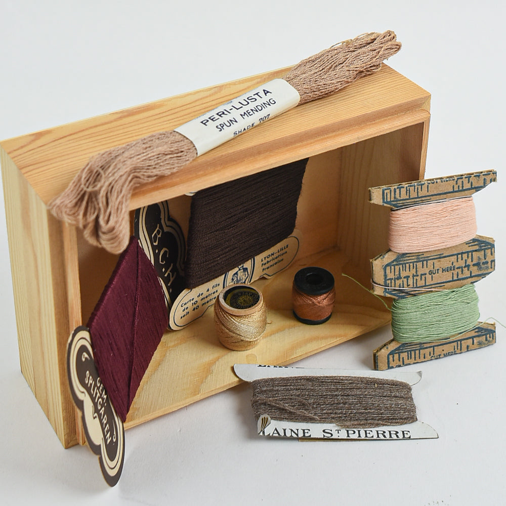 Vintage Darning Thread Collections - Earthy Blush