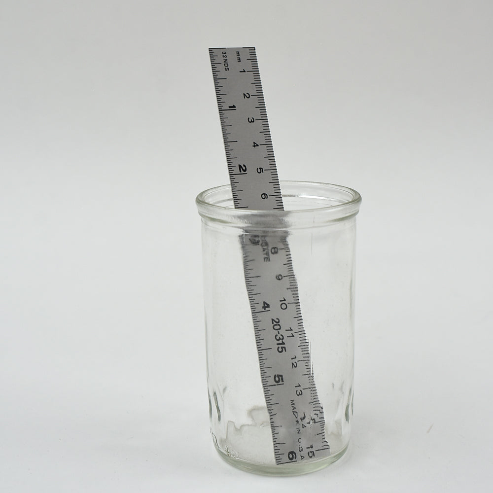 Straight Edge Metal Ruler - Inches/Metric - 6" X 3/4"
