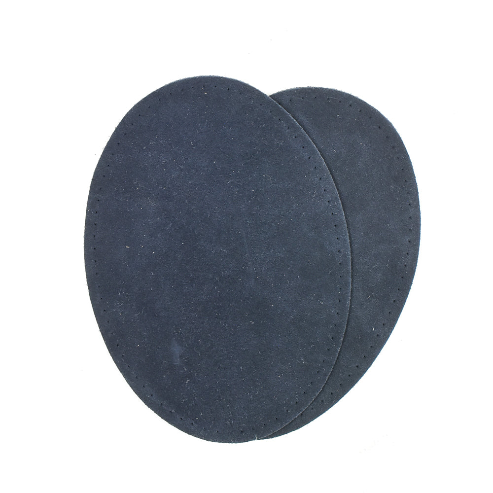 Suede Elbow Patches - Navy