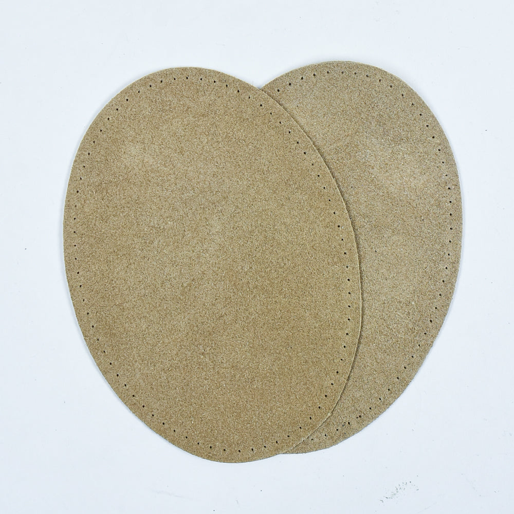 Suede Elbow Patches - Beige