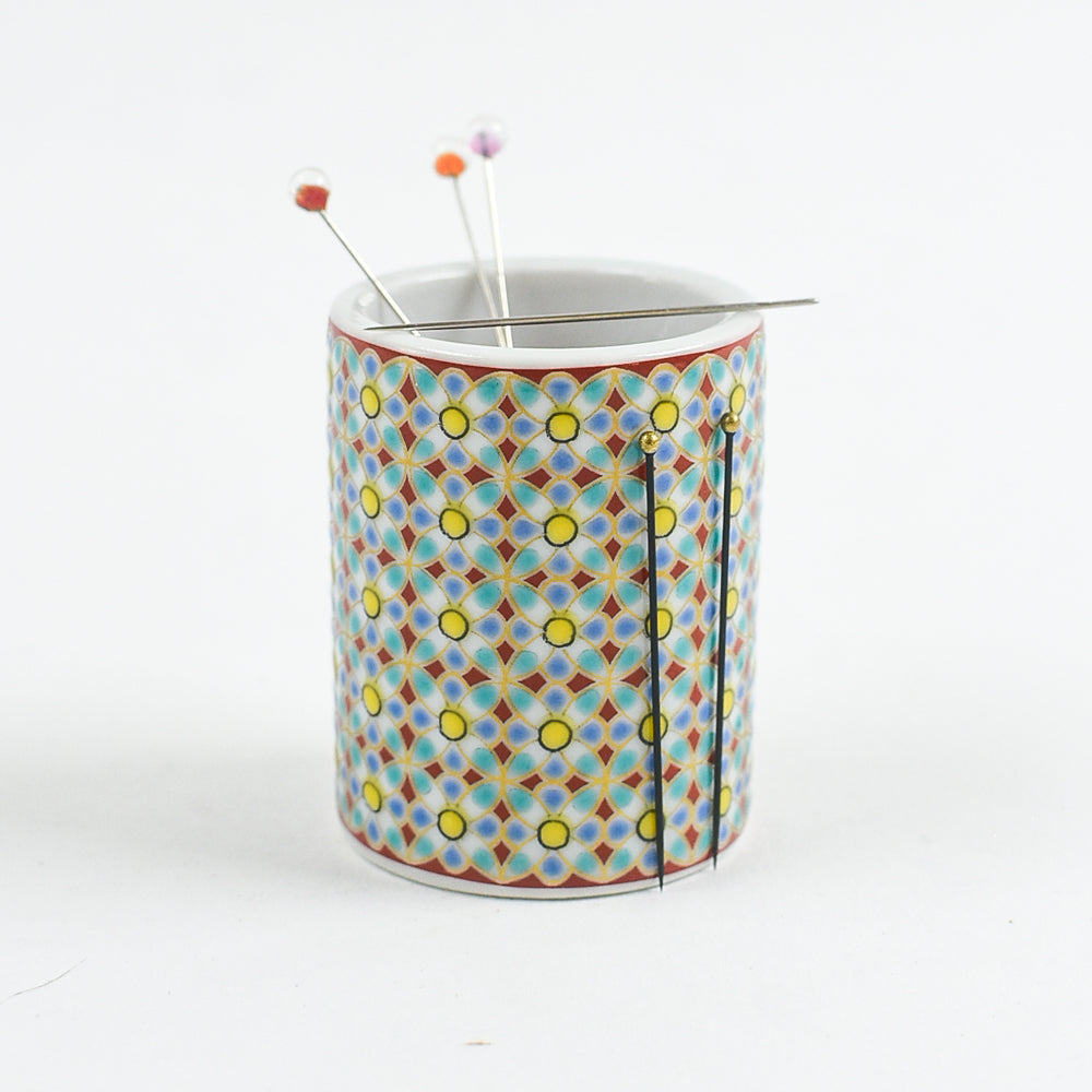 Kutani Magnetic Pin Holder, Ishidatami Tiles