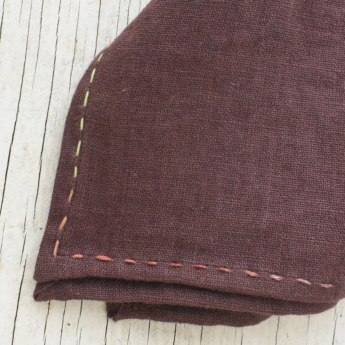 Linen Bandana, Oxblood