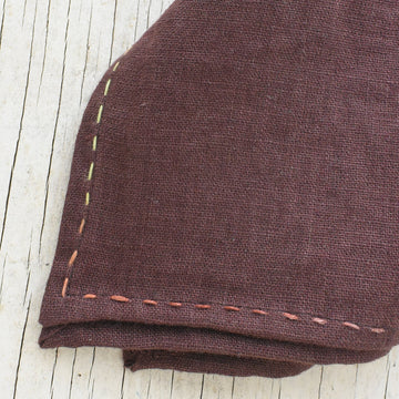 Linen Bandana, Oxblood