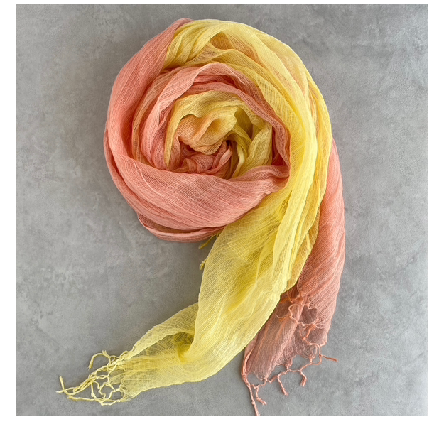 Natural Dye Scarf Kit - Madder