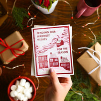 Warmest Wishes Letterpress Cards, Set of 6