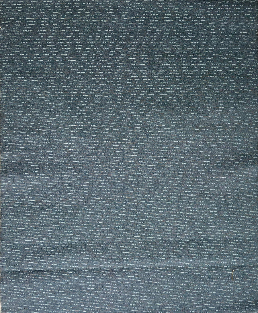 Vintage Japanese Silk -1/2 yd - Two-tone Gray Waves