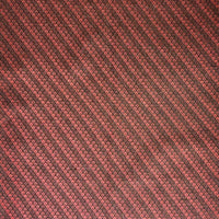 Vintage Japanese Wool Blend -1/2 yd  - Burgundy Scallops