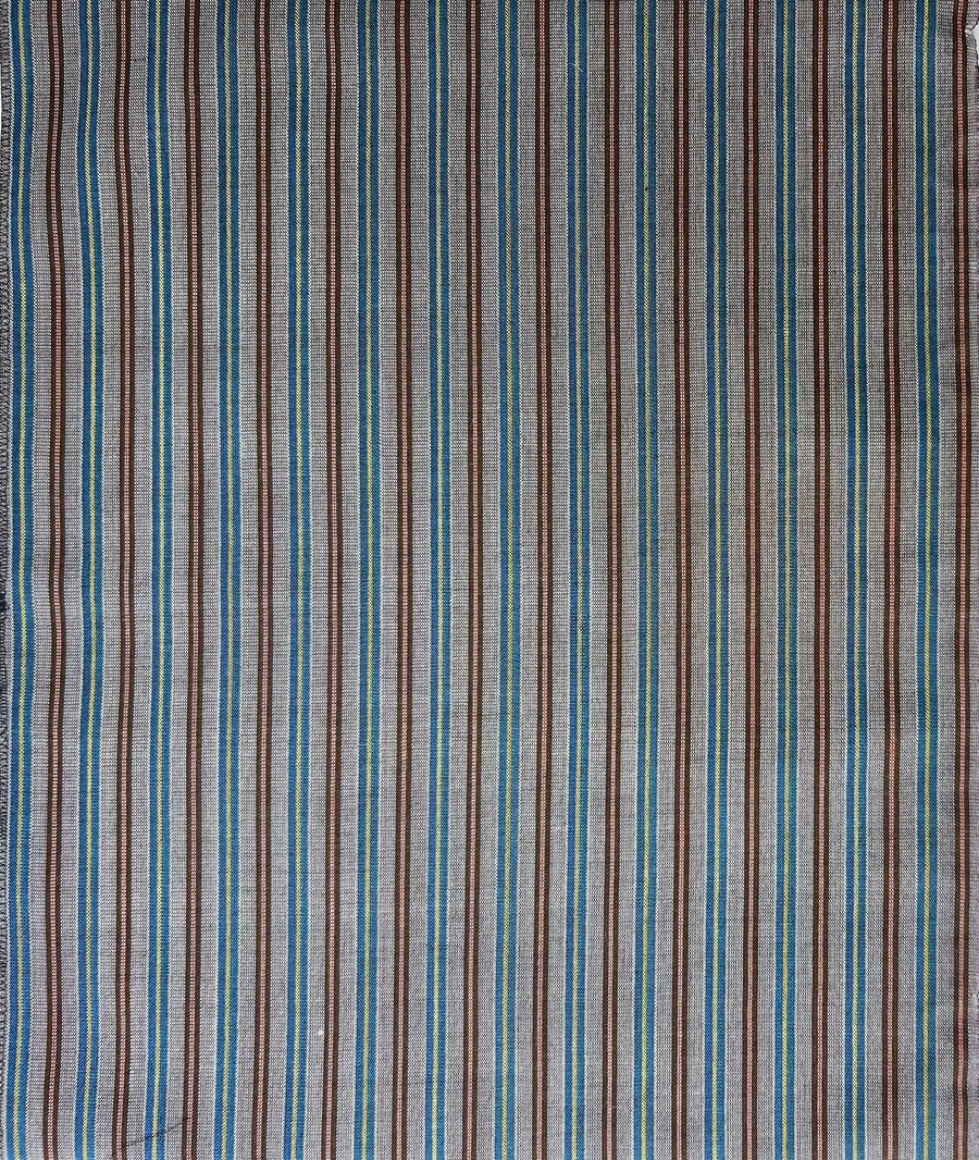 Japanese Wool Stripe -1/2 Vintage yd - Gray