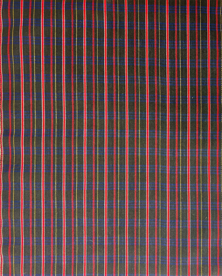 Japanese Wool Stripe -1/2 Vintage yd - Navy