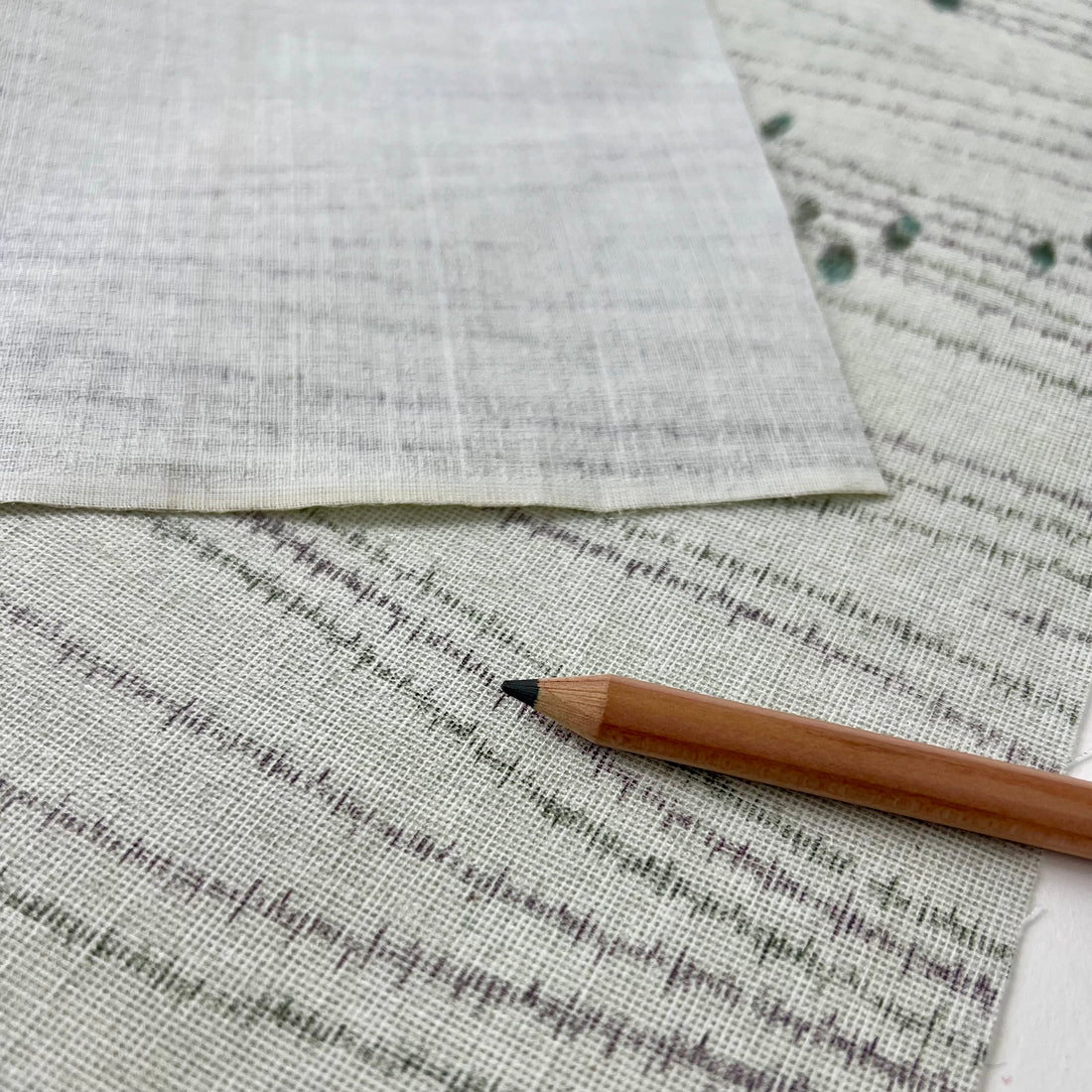 Vintage Japanese Fabric-1/2 yd - Gray Waves