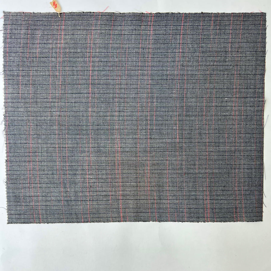 Vintage Japanese Cotton -1/2 yd - Navy Stripe