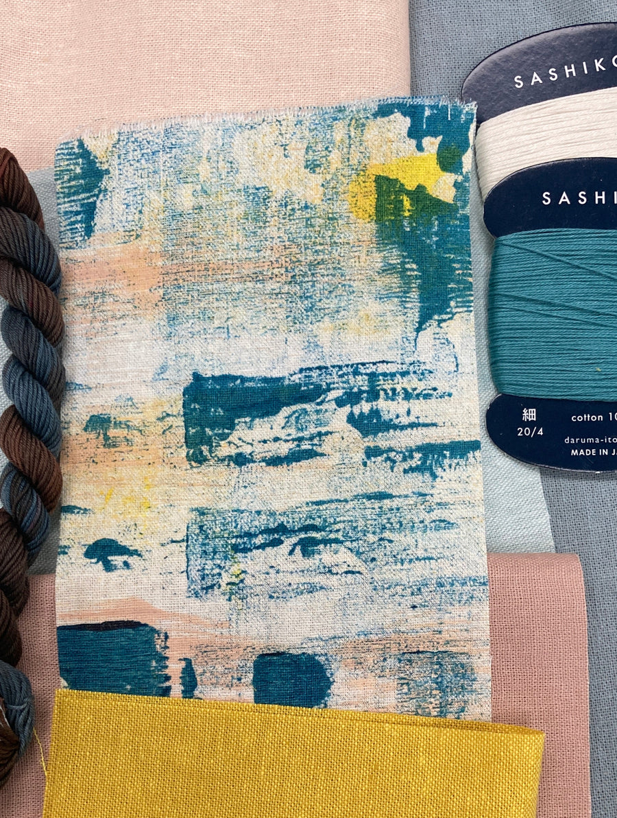 Brooklyn Mojo Fabric & Thread Bundle – Vernal Dawn
