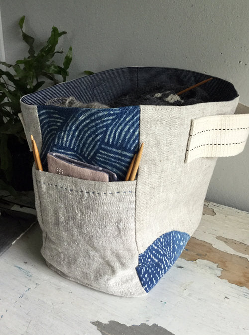 Side Handle Gusset Tote Pattern