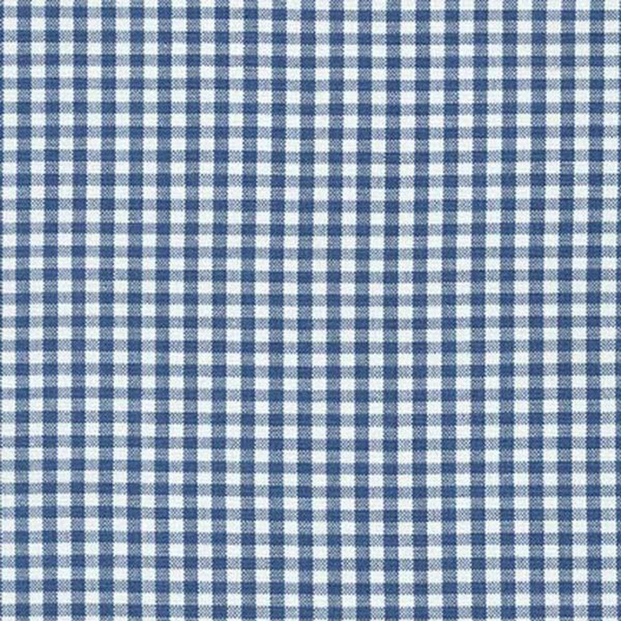 Carolina 1/8" Gingham, Denim - 1/2yd cut