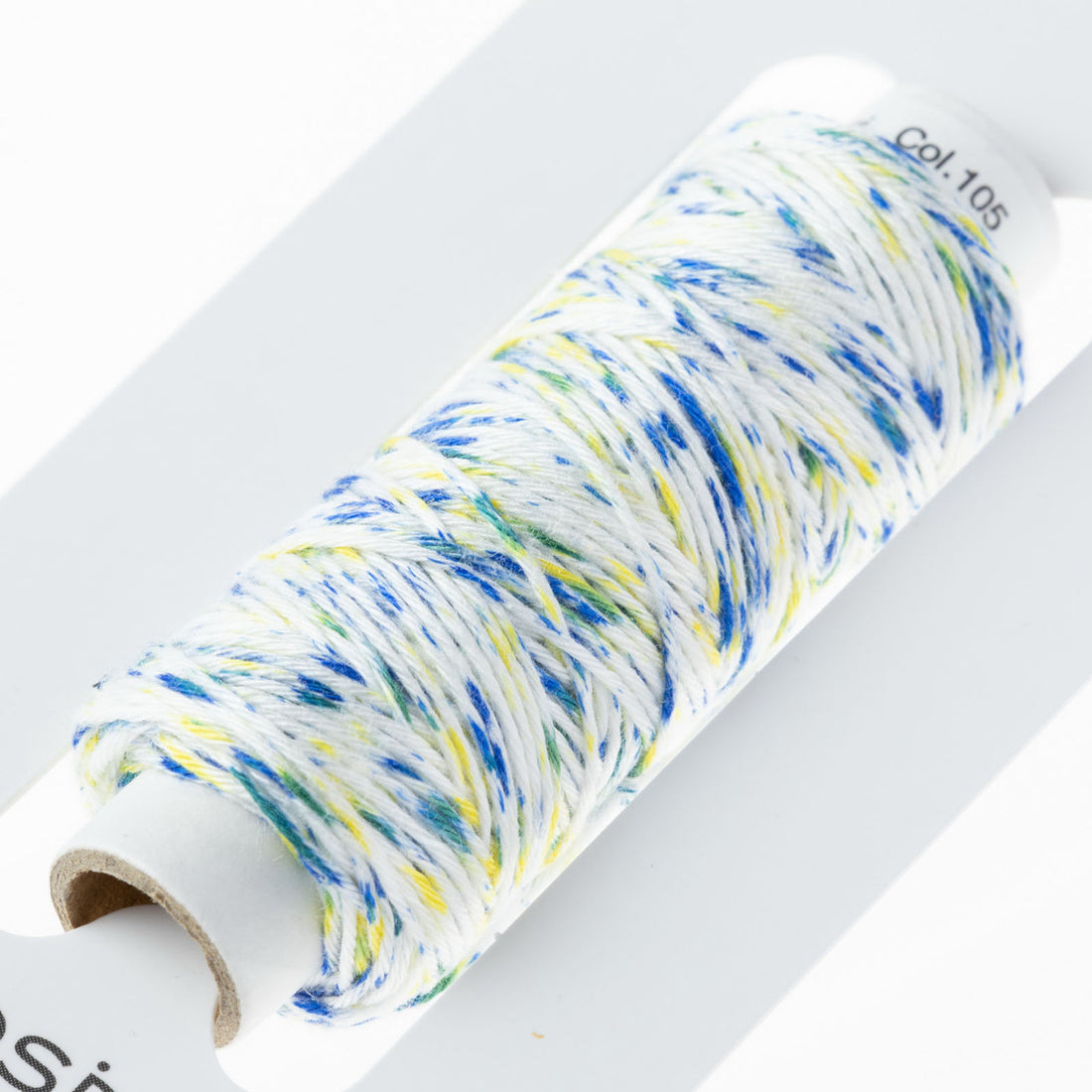 Hidamari Sashiko Thread 105 - Blue Yellow