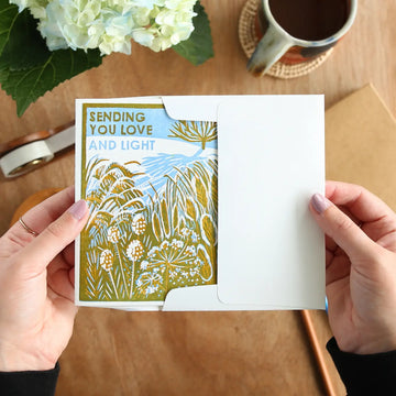Love & Light Letterpress Cards, Set of 6