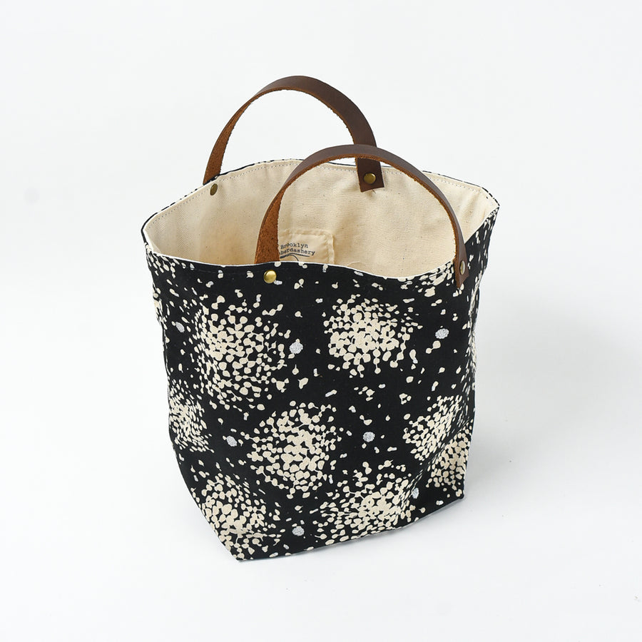 Mathilde Bin Tote, B+W starburst