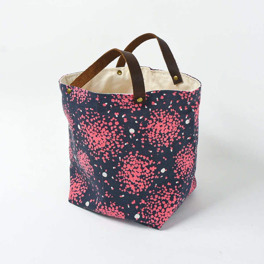 Mathilde Bin Tote, Pink starburst