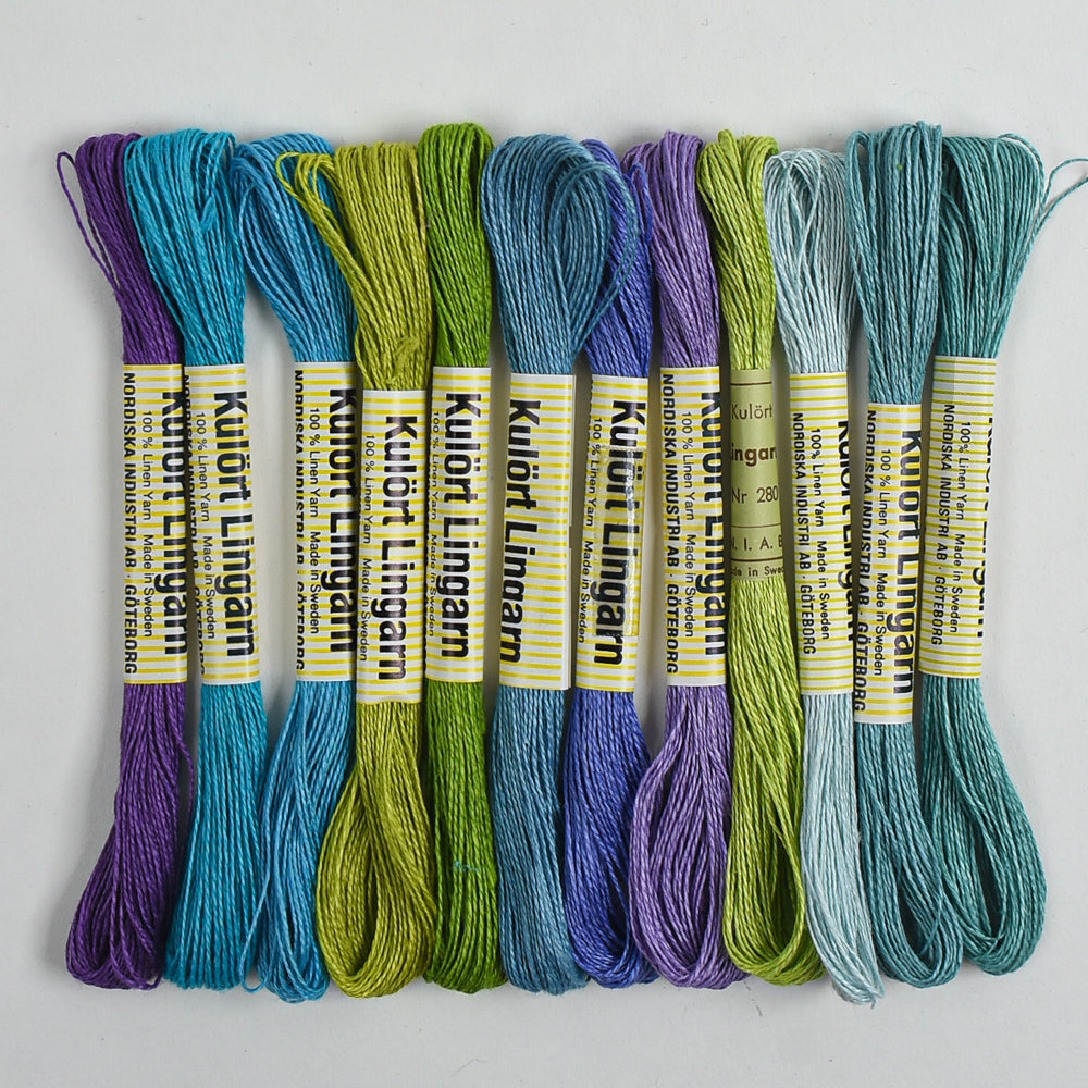 Nordiska Linen Thread Collection - Cool Palette