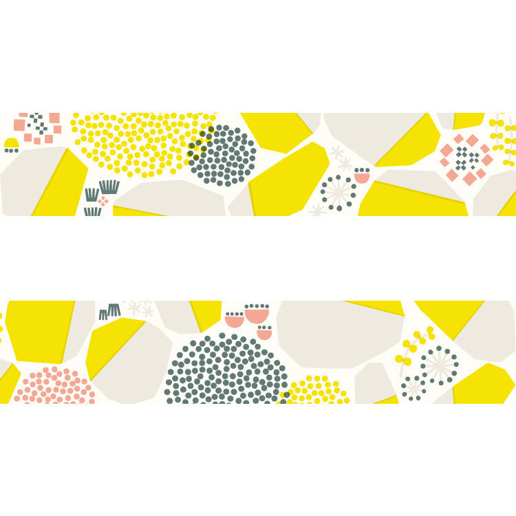 Yellow Mod Washi Tape by nocogou - 20mm