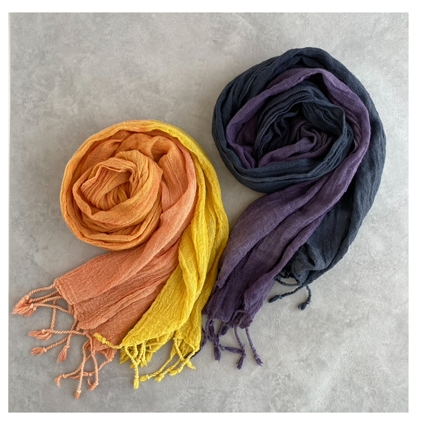 Natural Dye Scarf Kit - Logwood