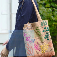 Bengali Embroidery Sampler Tote Bag